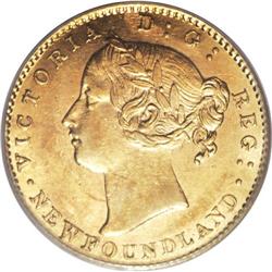 Canada: Newfoundland. Victoria gold 2 Dollars 18