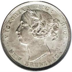 Canada: New Brunswick. Victoria 20 Cents 1862, K