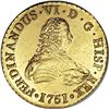 Image 1 : Chile: Ferdinand VI gold 8 Escudos 1751-J, KM3,