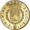 Image 2 : Chile: Ferdinand VI gold 8 Escudos 1751-J, KM3,