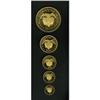 Image 3 : Colombia: Republic, Five Piece Gold Proof Set, I