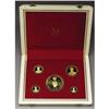 Colombia: Republic, Five Piece Gold Proof Set, B