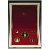 Image 1 : Colombia: Republic, Five Piece Gold Proof Set, B