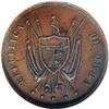 Image 1 : Cuba: Republic Pattern 10 Centavos 1870 Copper,