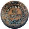 Image 2 : Cuba: Republic Pattern 10 Centavos 1870 Copper,
