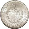 Image 2 : Cuba: Republic 40 Centavos 1915, KM14.3, MS64 AN