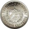 Image 2 : Cuba: Republic 40 Centavos 1920, KM14.3, MS61 AN