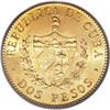 Image 2 : Cuba: Republic gold 2 Pesos 1916, KM17, MS64 PCG