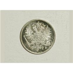 Finland: Russian Duchy 1915 Proof Trio, KM14 10