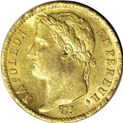 France: Napoleon gold 20 Francs 1811A, KM695.1,