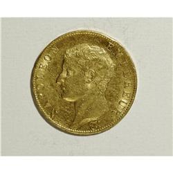 France: Napoleon gold 40 Francs 1806A, KM675.1,
