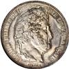 Image 1 : France: Louis Philippe I 5 Francs 1832B, KM749.2