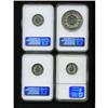 Image 2 : France: Republic Quartet of NGC Graded 1848 Whit