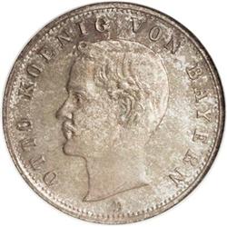 German States-Bavaria: Bavaria. Otto 2 Mark 1908