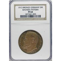 German States-Bavaria: Bavaria. Ludwig III Bronz