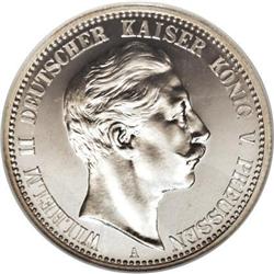 German States-Prussia: Prussia. Wilhelm II 2 Mar