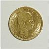 Greece: George I gold 20 Drachmai 1884A, KM56, l