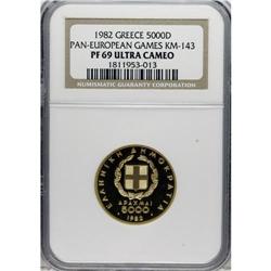 Greece: Republic gold 5000 Drachmai 1982, KM143,