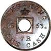 Image 1 : Hong Kong: Victoria. Pattern 1 Cash 1863, Pr-310