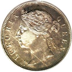 Hong Kong: Victoria. Proof 20 Cents 1889, Pr-38a