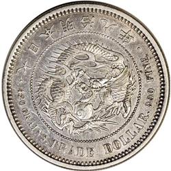 Japan: Meiji 9 (1876) Trade Dollar, KM-Y14, JNDA