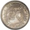 Image 2 : Mauritius: Victoria 20 Cents 1877-H, KM-11.1, PR