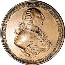 Mexico: Charles III bronze proclamation medal 17