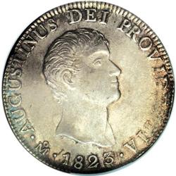 Mexico: Iturbide 8 Reales 1823-Mo JM, KM-310, AU