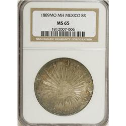 Mexico: Republic 8 Reales 1889 Mo-MH, KM377.10,
