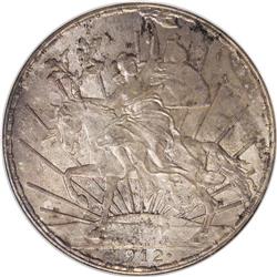 Mexico: Estado Unidos Peso 1912, KM453, MS65 NGC