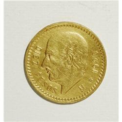 Mexico: Estados Unidos gold 10 Pesos 1920-M, KM-