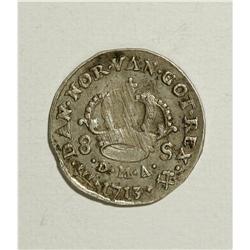 Norway: Frederik IIII 8 Skilling 1713-DMA, KM209