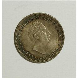 Norway: Oscar I of Sweden 12 Skilling 1856/5, KM