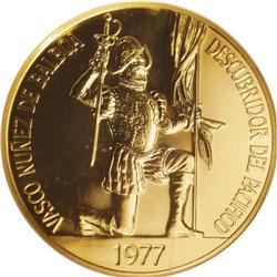 Panama: Republic gold 500 Balboas 1977, KM42, MS