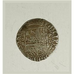 Peru: Philip II 2 reales Diego de la Torre ND (1