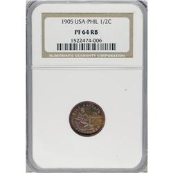 Philippines: USA Administration Half Centavo Pro