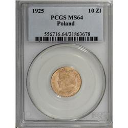Poland: Republic gold 10 Zlotych 1925, KM-Y32, M