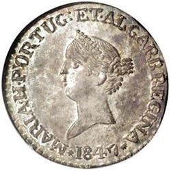 Portugal: Portuguese India-Goa. Maria II Rupia 1