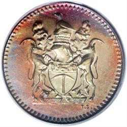 Rhodesia: Republic bronze Proof of Record Half C