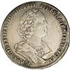 Image 1 : Russia: Peter I. Poltina (1/2 Rouble) 1724, Bust
