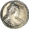 Image 1 : Russia: Anna. Rouble 1733, Crowned bust right/Im