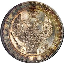 Russia: Nicholas I. Rouble 1846 C??-?A, Crowned
