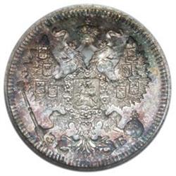 Russia: Nicholas II. Proof 20 Kopecks 1912 C??-?