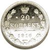 Image 2 : Russia: Nicholas II. 20 Kopecks 1916 C??-BC, Cro