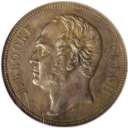 Sarawak: British colonial bronze 1 Cent 1863,Raj