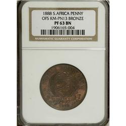 South Africa: Orange Free State bronze Penny 188