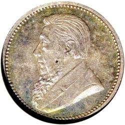South Africa: Republic Threepence 1892, KM-3, PR