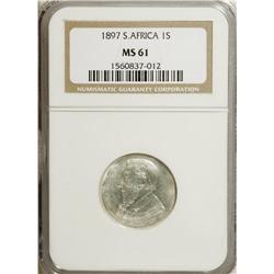 South Africa: Republic Shilling 1897, KM-5, MS61