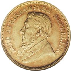 South Africa: Republic Half Pond 1895, KM-9.2, A