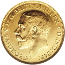 South Africa: George V Half Sovereign 1923-SA, K